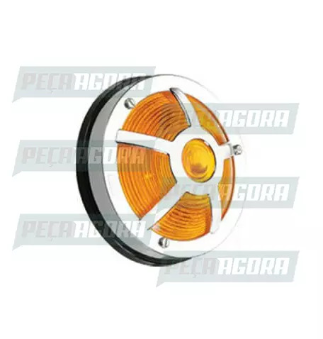 LANTERNA ESTRIBO CROMADA 05 JANELAS - AM 1117/1CR SINALSUL (421247)