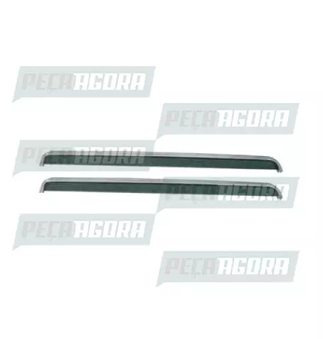 CALHA PLASTICA MERCEDES BENZ 709/912/1618/1620 BICUDO FRISO ALUMINIO FM ACRINOX 