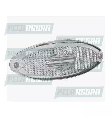 LANTERNA LATERAL ECLIPSE OVAL LED BIVOLT COM SOQUETE CR 2040 SINALSUL (455621)