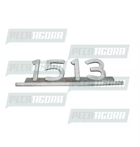 EMBLEMA ZAMAC CROMADO''1513'' (423145)