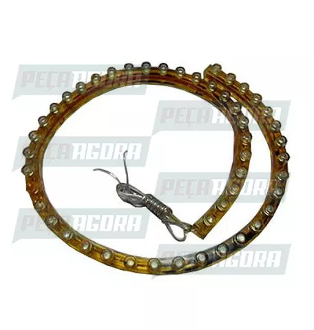 LAMPADA IMPORTADA LED FITA 24V 48 LEDS AZUL (48CMS) (446125)