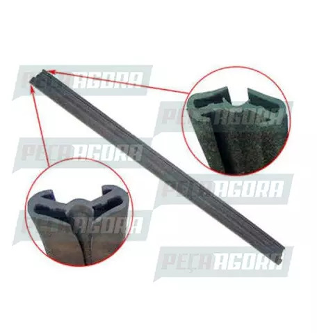 CANALETA VIDRO PARA SCANIA T/R 112/113 MEDIO - FLOCK (537075.)