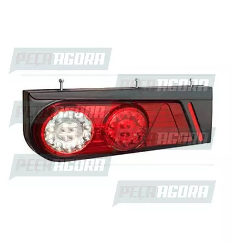 LANTERNA TRASEIRA LED KIT RANDON/CARRETA 2015 COM 28 LEDS 24V PS DIREITO PRADOLU