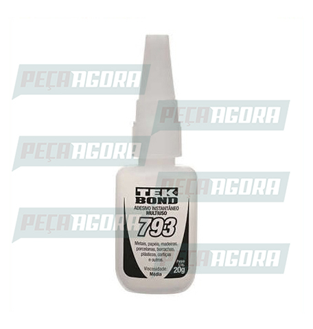 ADESIVO INSTANTANEO 793 20G BICO ANTIENTUPIMENTO TEKBOND (446655)