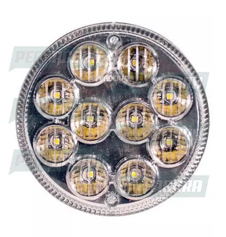 LANTERNA TRASEIRA NOMA 10 LEDS BIVOLT CRISTAL PRADOLUX PL0782 (446825)