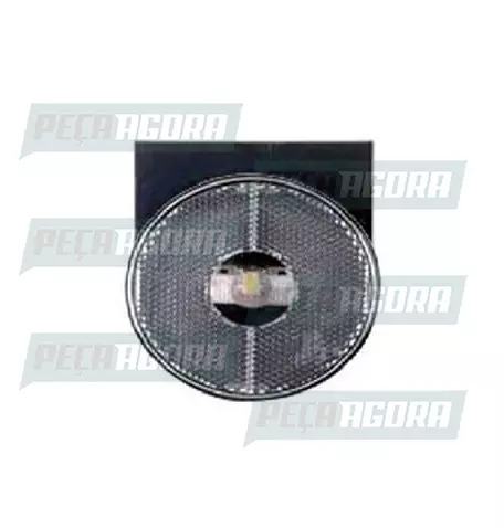 LANTERNA LATERAL LED UNIVERSAL COM SUPORTE CR 12V BRASLUX (443081)