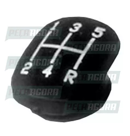 TAMPINHA BOLA CAMBIO PUNHO 05 MARCHAS MERCEDES BENZ/ATEGO/AXOR/ACTROS PRETO (449