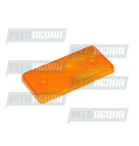 LANTERNA LATERAL UNIVERSAL RETANGULAR BASE RETA PLASTICO-CR 1125PS SINALSUL (421