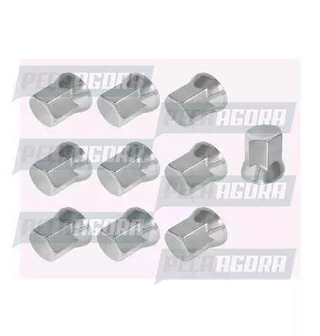 CAPA PORCA RODA UNID.  CROMADA PADRAO 32 TRACAO EXTRA (456624)