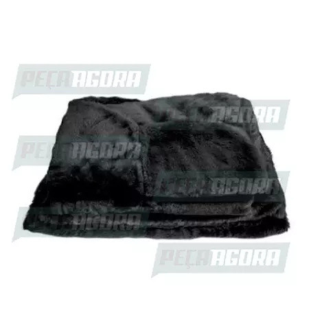 CAPA PELUCIA CHINIL SOFA INDIV.C/LOGO MB 709/912/1618/1620 CARONA GAUCHA PRETA (