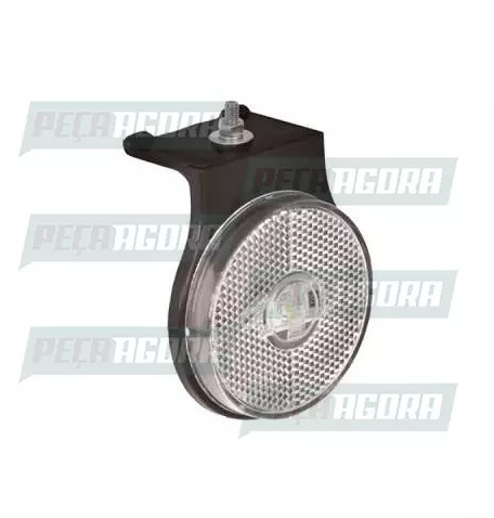 LANTERNA LATERAL CARRETA 2000 LED COM SUPORTE COM CONECTOR CR.PRADOLUX PL0684 (4