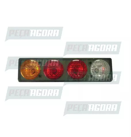 LANTERNA TRASEIRA MERCEDES BENZ 1618 BICUDO HPN BOLHAS FUME SEM VIGIA.PRADOLUX P