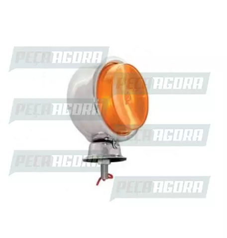 LANTERNA SETA 01 FACE ADAPTADOR CROMADA BOJUDA LENTE ALTA AM PRADOLUX PL0550 (44