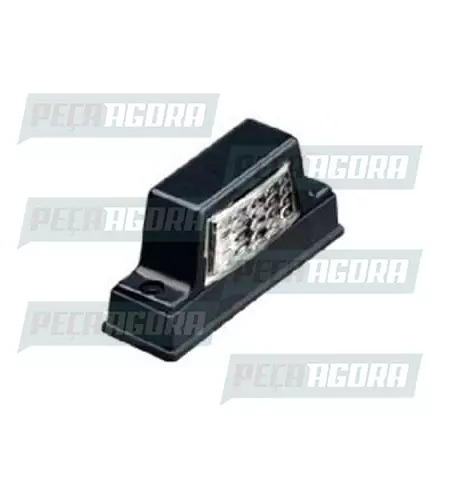 LANTERNA PLACA UNIVERSAL - PRETO COM LED PL0544 PRADOLUX (443877)