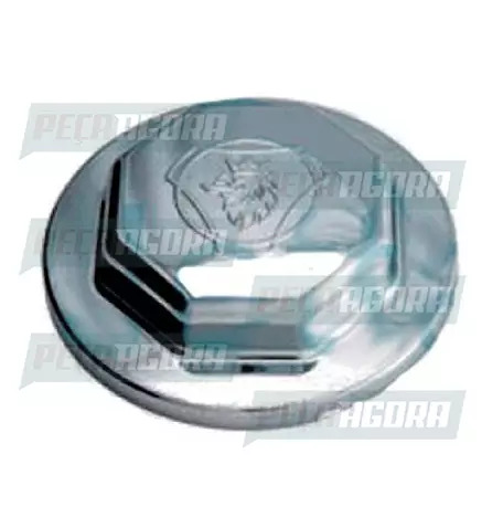 SOBRE TAMPA DO CUBO COM ROSCA DIANTEIRO PARA SCANIA ATE 2011 CROMADA (445723)