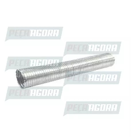 TUBO FLEXIVEL ESCAPAMENTO 4.1/2''X460MM INOX MB 1634 1938 ATE 2002 SEM ABRACADEI