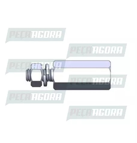 PRISIONEIRO TRACAO FORD CARGO SX7/16''UNF 7/16''ZB ACO ZINCADO BRANCO RODOAR (44