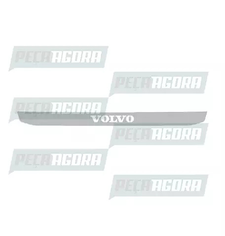 ACABAMENTO GRADE FRONTAL C/LOGO VOLVO FH 2010/2014 INFERIOR INOX FABBOF (459237)