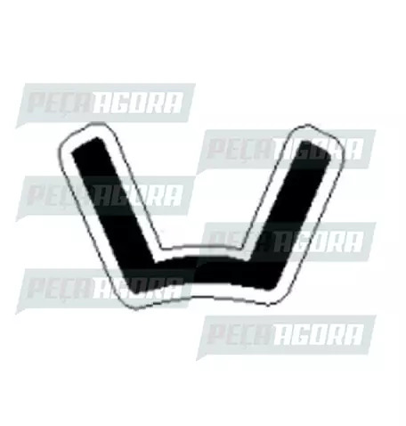 CANALETA VIDRO MERCEDES BENZ 1313 VELUDO AUTOTRAVI (442795)