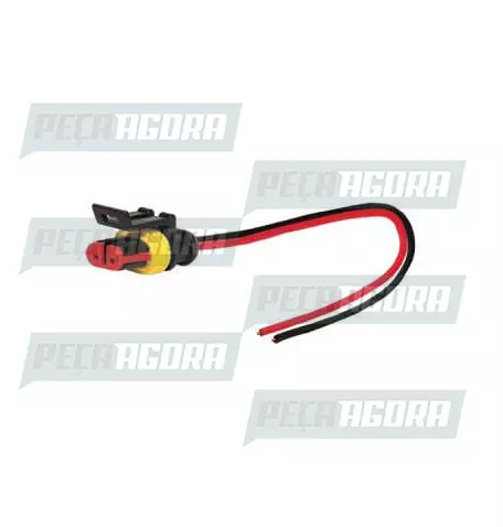 CONECTOR LANTERNA 2V UNIVERSAL COM RABICHO PRADOLUX PL0678 PL0812 PL0898 PL1308 