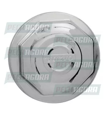 PAR SOBRE TAMPA DO CUBO VOLVOFH/FM/NH DIANTEIRA PLASTICA CROMADA (449132)