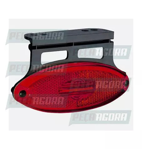 LANTERNA LATERAL ECLIPSE OVAL LED BIVOLT COM SOQUETE VM COM SUPORTE 2042 SINALSU