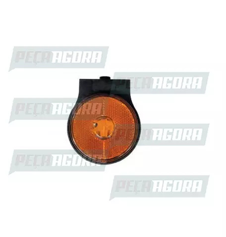 LANTERNA LATERAL CARRETA 2000 LED COM SUPORTE COM FIOS BIVOLT AM 65MM (458662)