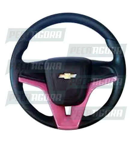 VOLANTE 380MM CRUZE SPORT SEM CUBO UNIVERSAL ROSA (444651)