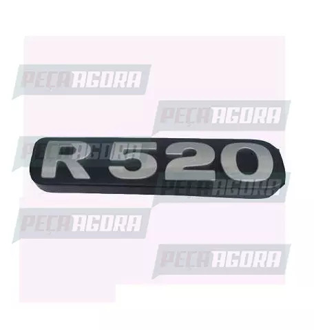 EMBLEMA PLASTICO GRADE CINZA PARA SCANIA MODERNO ''R520'' (452305)