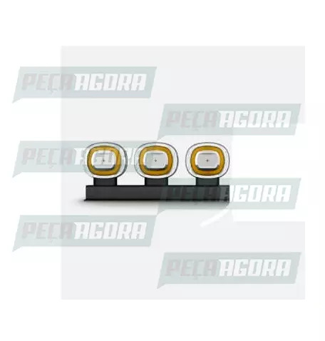 LANTERNA FOGUINHO 3 MARIAS LED AMARELA ANEL DE LUZ 2213 (453163)