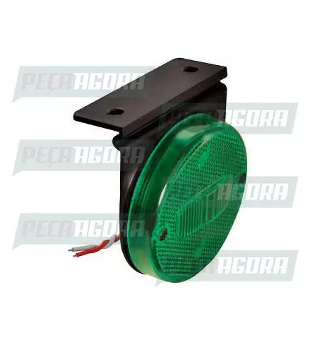 LANTERNA LATERAL GUERRA LED COM SUPORTE COM CABOS VD.PRADOLUX PL0566 (454682)