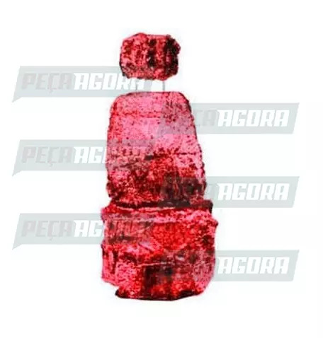 CAPA PELUCIA CHINIL BANCO S/LOGO MB 710/2635 SO MOTORISTA GAUCHA VERMELHA (45747