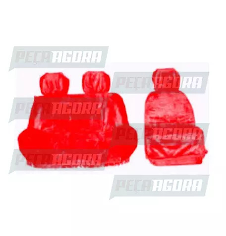 CAPA PELUCIA CHINIL BANCO C/LOGO MB 1215C MOTORISTA/CARONA PT (446245.)