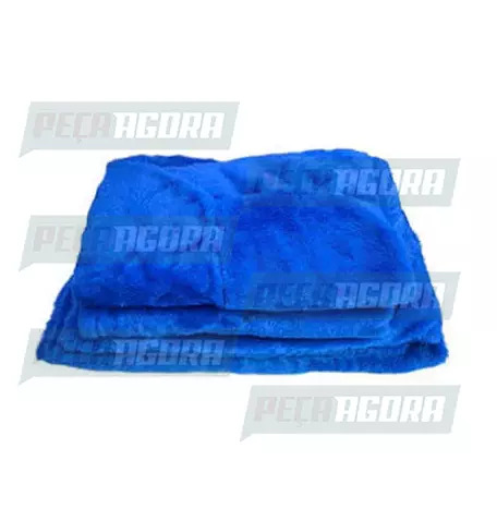 CAPA PELUCIA CHINIL BANCO S/LOGO VW KOMBI TRASEIRO AZUL (450534)