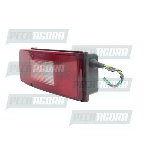 LANTERNA TRASEIRA VOLVO FH 2004 ... SEM VIGIA COM TERMINAIS ADAPTACAO PRADOLUX P