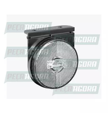 LANTERNA LATERAL RANDON 2000 LED 12V COM SUPORTE ESPECIAL SAIDA CONECTOR-CR SINA