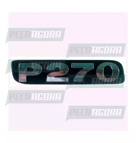 EMBLEMA PLASTICO GRADE CROMADO PARA SCANIA SERIE 5 ''P270'' (448128)
