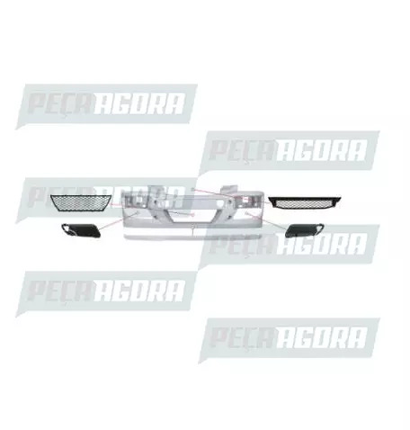 PARACHOQUE COMPLETO PARA IVECO TECTOR FIBRA GEL BONFANTI (453983)