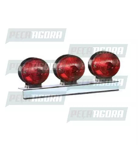 LANTERNA TRASEIRA 03 LENTES JEEP COM SUPORTE - VM AF (444348)