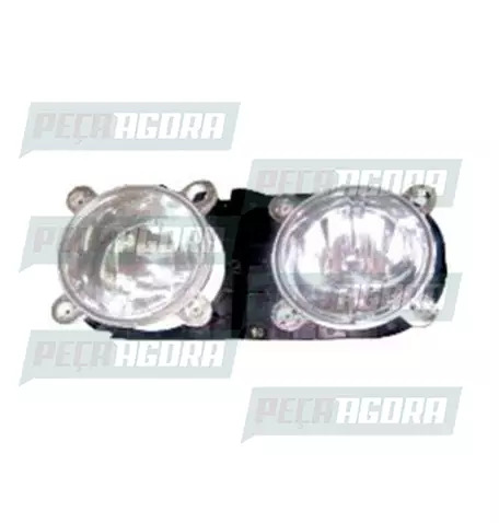 FAROL FORD CARGO 2000 HORIZONTAL DUPLO ESQUERDO  FORT LUZ (448483)