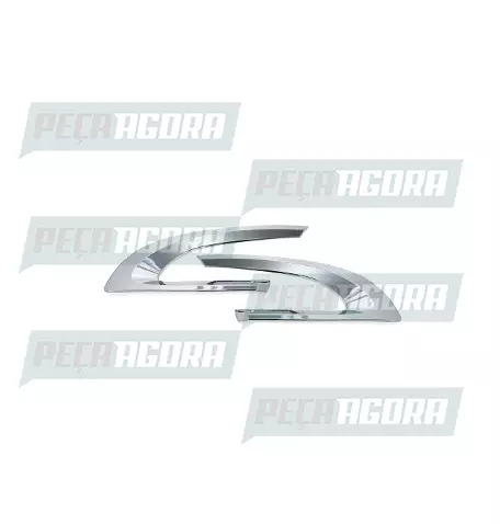 PAR ACABAMENTO ENTRADA AR PARA SCANIA G/R SERIE 5 2008/09 CROMADO (452277)