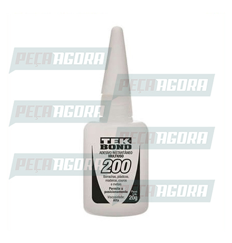 ADESIVO INSTANTANEO 200 20G BICO ANTIENTUPIMENTO TEKBOND (446626)
