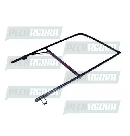 LAMINA PARACHOQUE TRASEIRA 2,30MT 1/4 SEM FAIXA (447200)