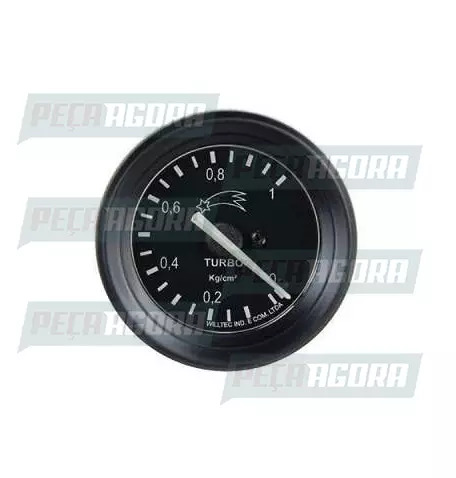 RELOGIO COMETA MANOMETRO MECANOCO TURBO DE 1KG/CM 60MM PT (443595)