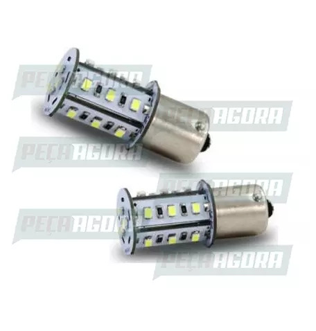 PAR LAMPADA IMPORTADA LED 1056 12V 18 LEDS TORRE 1 POLO BRANCA (453443)