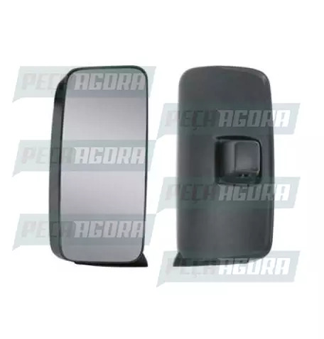 ESPELHO MERCEDES BENZ AXOR/ATEGO 2007 DIREITO SEM BRACO COM DESEMBACADOR SEM AUX