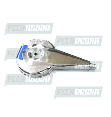 CALOTINHA CROMADA PLASTICA LIGHT COM REFLETIVA AZUL RODOAR (424924)