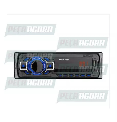 RADIO MP3 PLAYER 12V C/USB CARTAO SD AUTOMOTIVO E AUXILIAR - P3214 (453953])