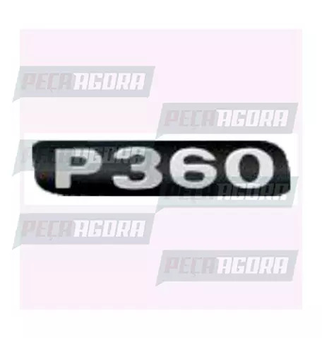 EMBLEMA PLASTICO GRADE CROMADO PARA SCANIA SERIE 5 ''P360'' (448134)