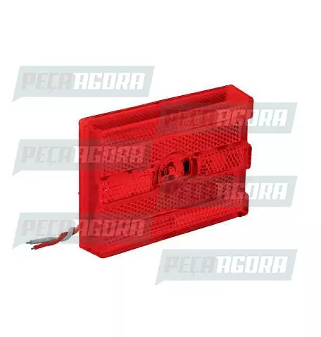 LANTERNA LATERAL UNIVERSAL RETANGULAR ACRILICO VM - PL0216 (454652)